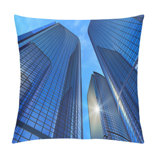 Personality  Modern Business Buildings Pillow Covers