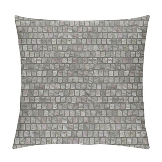 Personality  Granite Cobblestoned Pavement Background. Pillow Covers