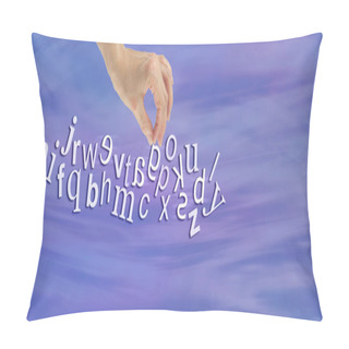 Personality  Pinpointing Dyslexia Website Banner Pillow Covers