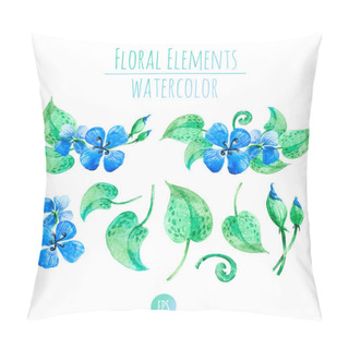 Personality  Watercolor Flowers Design Pillow Covers