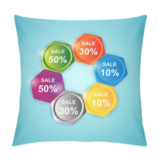 Personality  Vector Set Of Colorful Icons For Sale. Pillow Covers
