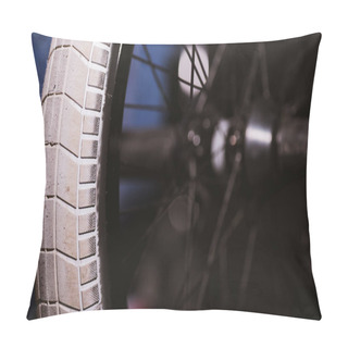 Personality  Bmx Bicycle Wheel Pillow Covers
