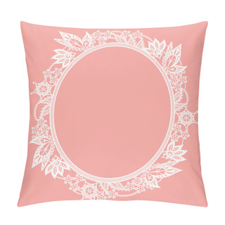 Personality  Decorative White Frame Pillow Covers