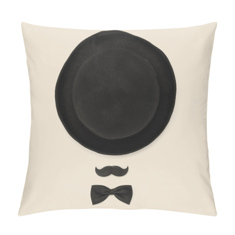 Personality  gentleman or hipster guy pillow covers