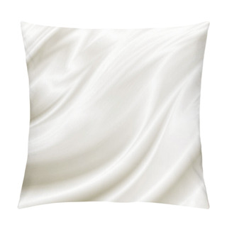 Personality  White Luxury Cloth Background With Copy Space Pillow Covers