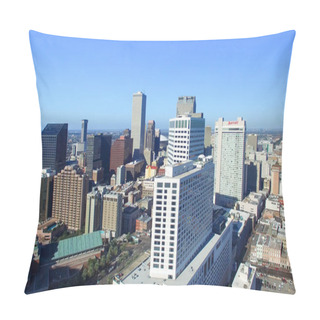 Personality  NEW ORLEANS, LA - FEBRUARY 2016: Aerial City View. New Orleans A Pillow Covers