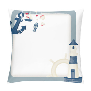 Personality  Nautical Background Pillow Covers