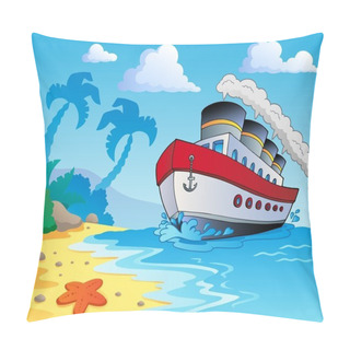 Personality  Beach Theme Scenery 5 Pillow Covers