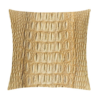 Personality  Golden Crocodile Skin Texture Pillow Covers