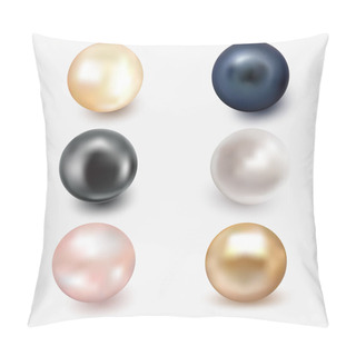 Personality  Set Of Beautiful Shiny Sea Pearl Pillow Covers