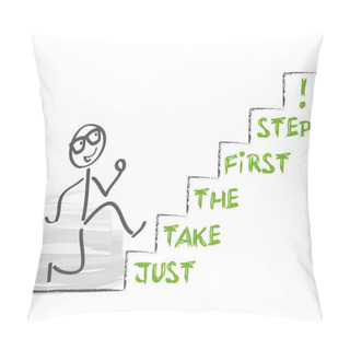 Personality  First Step Pillow Covers