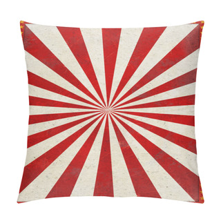 Personality  Vintage Circus Poster Blank Background With A Luxury Frame Border And Golden Stars Over A Red Sunbeams Circus Tent Pattern In Perfect Retro Style, Useful For Festivals, Shows, Events, Birthday Parties, Weddings, Cards, Posters, Graphic And Web Design Pillow Covers