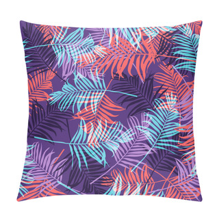 Personality  Tropical Palm Leaves Pattern Pillow Covers