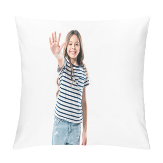 Personality  Kid Giving High Five Pillow Covers