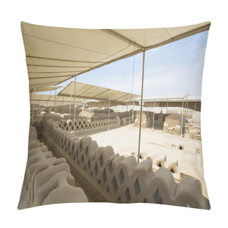 Personality  Detail Of Historic City Of Chan Chan, Trujillo Pillow Covers