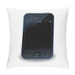 Personality  Vector Illustration Of A Touch Screen Smartphone. Pillow Covers