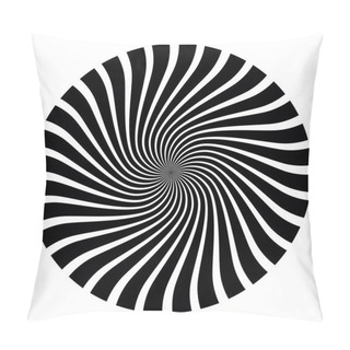 Personality  Op Art Spiral Swirl Pillow Covers