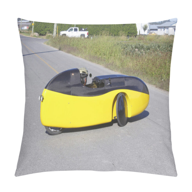Personality  Velomobile or Bicycle-Car pillow covers