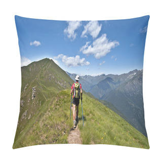 Personality  Trekking In The Alps Pillow Covers