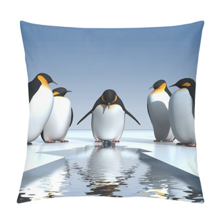 Personality  Fun Penguins Pillow Covers