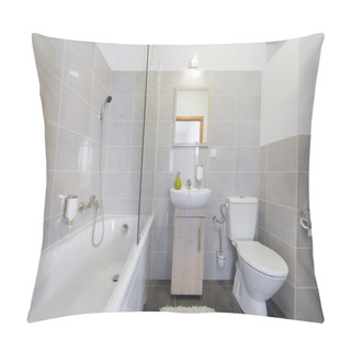 Personality  Modern Bathroom In Scandinavian Style Pillow Covers