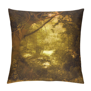 Personality  Golden Forest Pillow Covers