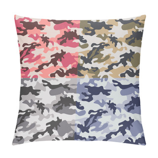 Personality  Seamless Camouflage Pattern Pillow Covers