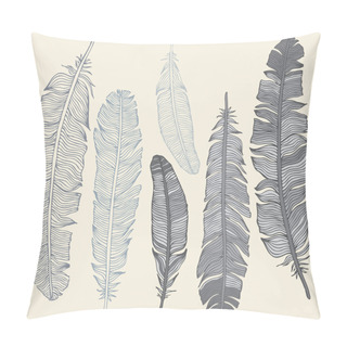 Personality  Feather Set Pillow Covers