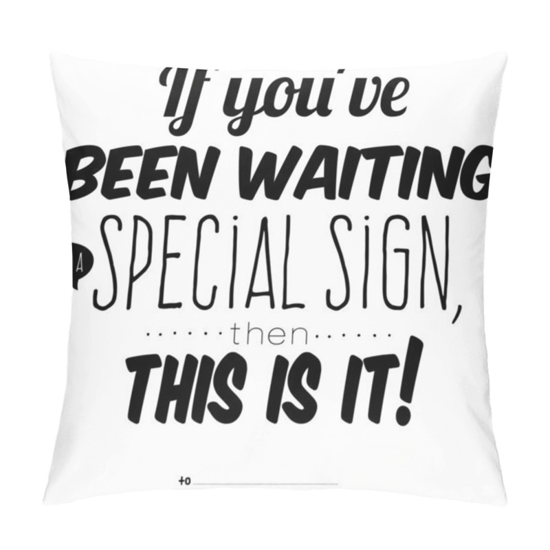 Personality  Inspirational and motivational quote poster pillow covers
