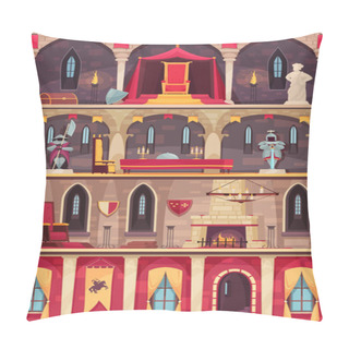 Personality  Castle Cartoon Banners  Pillow Covers