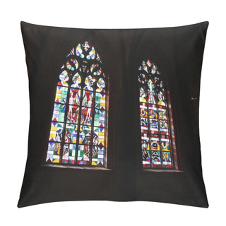 Personality  Kirch Window In Bremen Cathedral Pillow Covers
