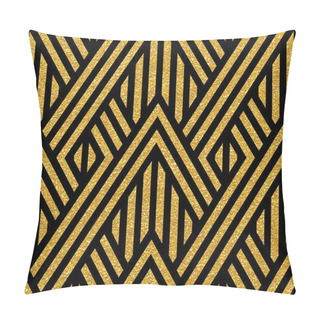 Personality  Geometric Striped Ornament. Pillow Covers