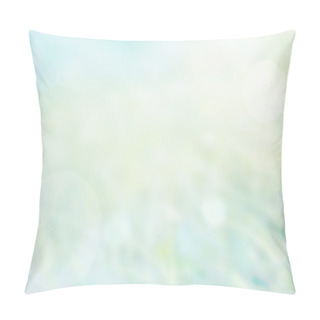 Personality  Abtract  Blurried Pastel Background  Of  Meadow, Soft Focus Pillow Covers