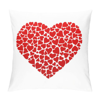 Personality  Red Heart Design Pillow Covers