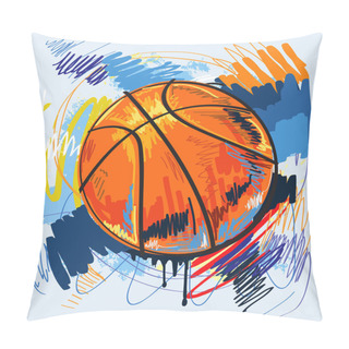 Personality  Vector Basketball Pillow Covers
