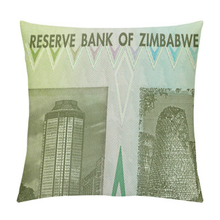 Personality  Zimbabwe Twenty Billion Dollars Banknote Pillow Covers