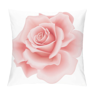 Personality  Isolated Pink Rose Pillow Covers