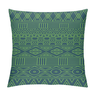 Personality  Tribal Ethnic Textile Decorative Aged Distressed Ornamental Stri Pillow Covers