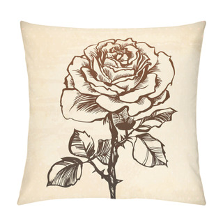 Personality  Ornamental Rose Flower Card Pillow Covers