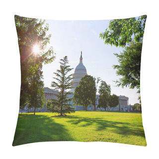 Personality  Capitol Building Washington DC Sunset Garden US Pillow Covers