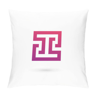 Personality  Letter I Number 1 Logo Icon Design Template Elements Pillow Covers