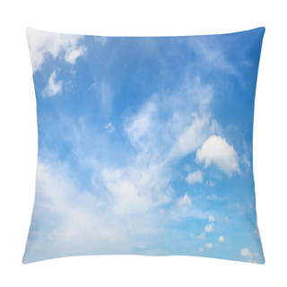 Personality  Blue Sky Panorama With Clouds In A Summer Day Pillow Covers