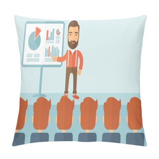Personality  Business Presentation. Pillow Covers