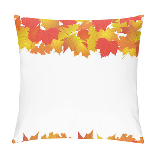 Personality  Seamless Pattern With Bright Autumn Leaves. Pillow Covers