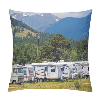 Personality  Mountain RV Park Pillow Covers