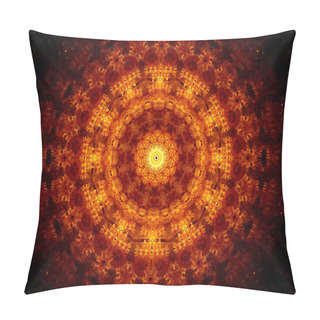 Personality  Glowing Fiery Oriental Ornament Pillow Covers