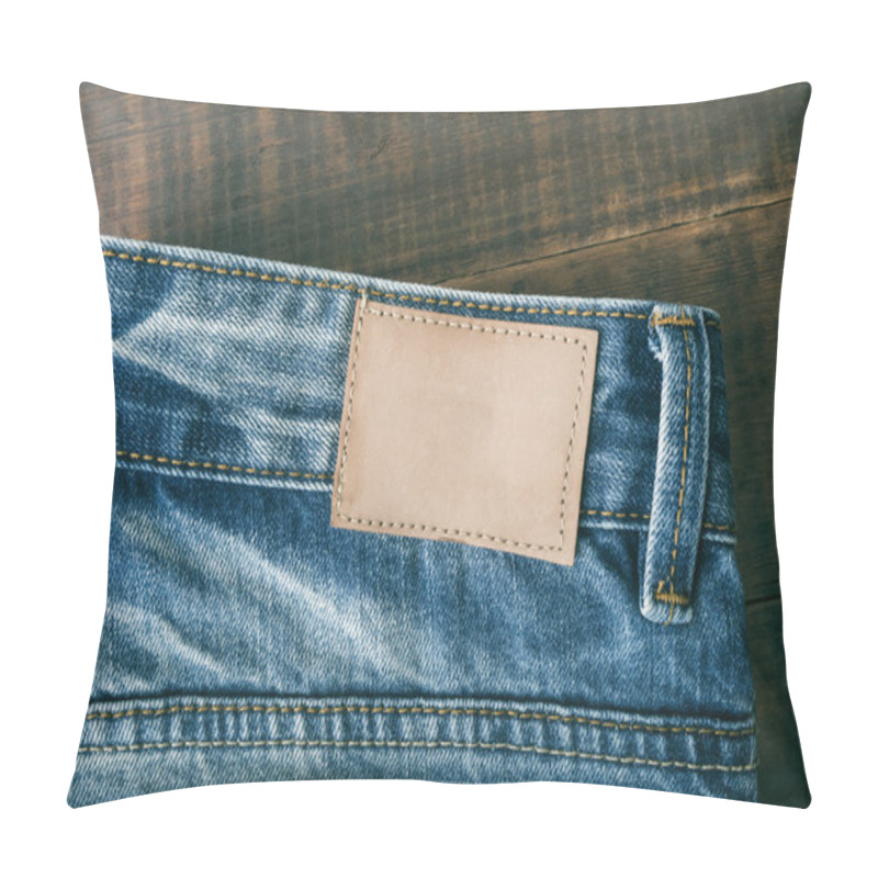 Personality  Pair Of Blue Jeans Pillow Covers