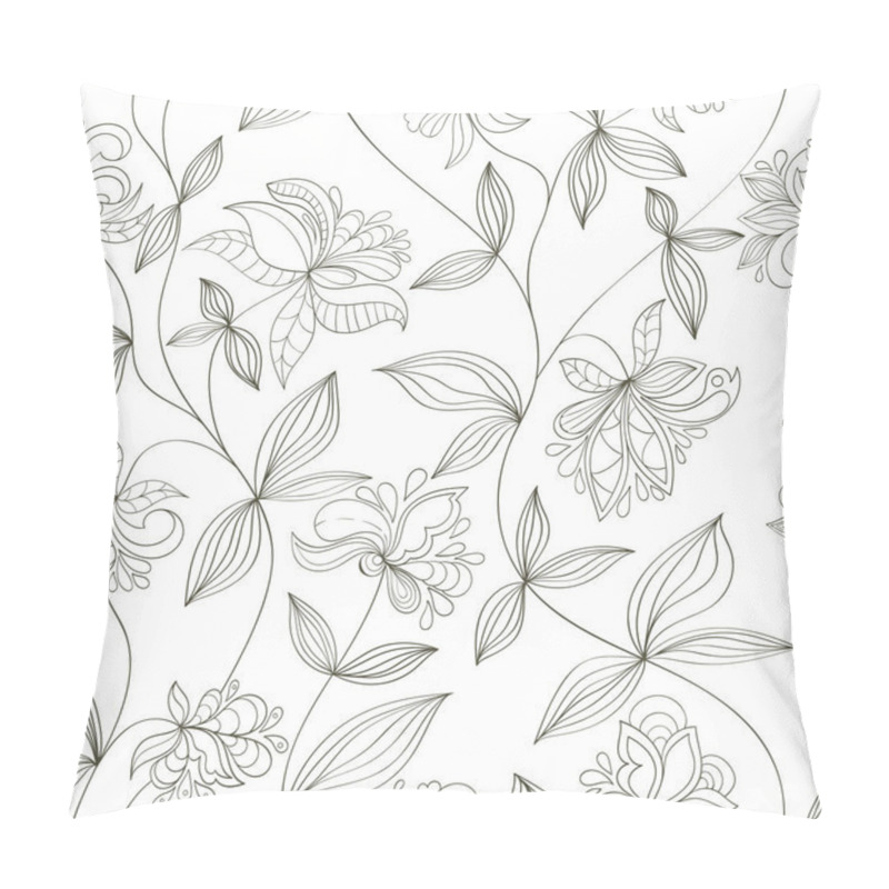 Personality  Seamless flower pattern pillow covers