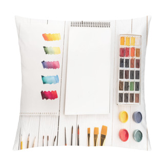 Personality  Set Of Paints And Brushes Pillow Covers