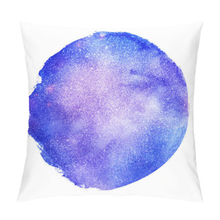 Personality  Watercolor Circle With Glitter Effect Pillow Covers